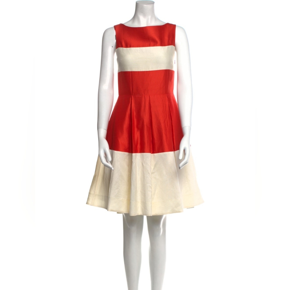 Kate Spade Gayle Striped Formal A-Line Dress Size 8